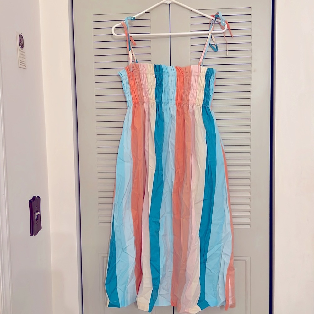 Striped maxi dress